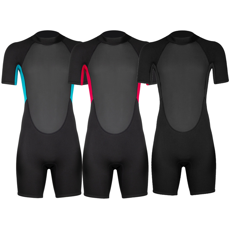 スポット潜水服水着3mm半袖半ズボンワンピースサーフィン服浮潜水泳保温日焼け止め男性|undefined