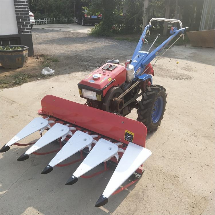 Manual autopropulsado arroz y trigo cortador de secado máquina de corte de maíz pequeña máquina de corte de maíz de sorgo cortador de secado