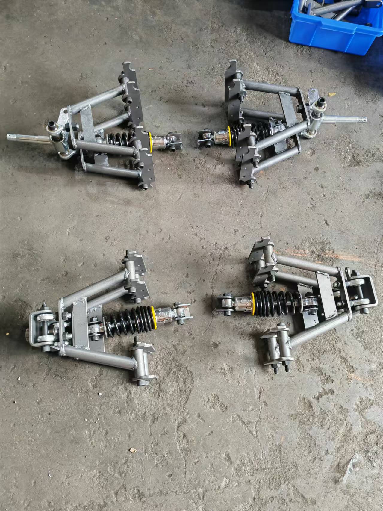 自制卡丁车悬挂总成 独立悬挂 双叉臂 前后摇臂总成 四轮独立悬挂