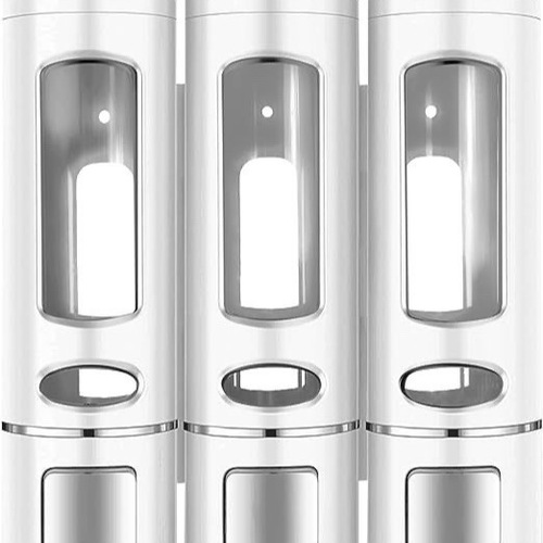 Triple-headed 400ml soap dispenser wall-mounted without drilling manual soap dispenser shampoo box shower gel box hand soap dispenser bottle