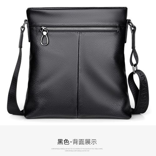 Factory Direct Sale Men's Single Shoulder Bag Leather Crossbody Bag Men's Bag Business Calfskin Bag Casual Bag  New Arrival