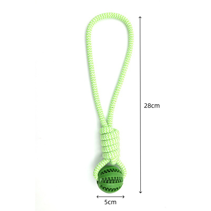 매듭손잡이 누수볼 그린 [28cm]