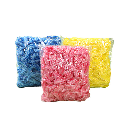 Thickened Disposable Shower Cap Waterproof Bath Shower Head Cover Hotel Hair Dyeing Hair Mask Strip Hat Manufacturer Wholesale