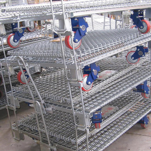 Warehouse Cage Turnover Box Iron Frame Express Sorting Basket Rectangular Logistics Cage Truck Material Butterfly Cage Steel Wire Durable