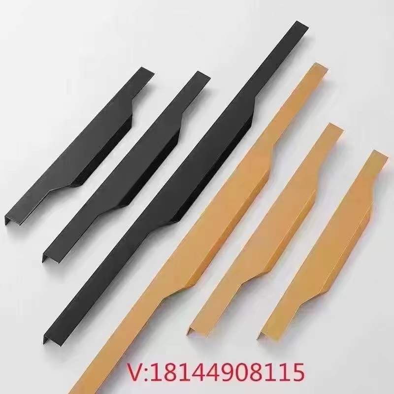 铝合金免开槽拉手