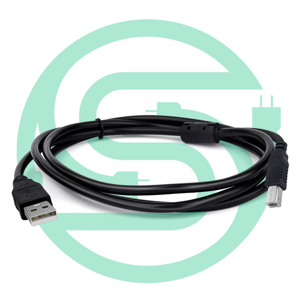 1.5m USB cable USB printing cable USB2.0 computer data cable black…