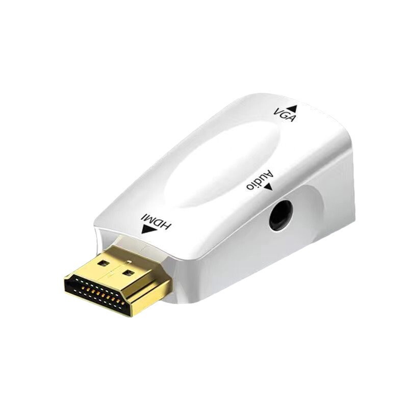 HDMI公転VGAメス変換器ハイビジョンメスtoアダプタ変換器プロジェクターテレビオーディオ付き|undefined