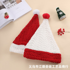 新しいアイデアクリスマス麦穂紋クリスマス帽祝日は毛糸クリスマス帽クリスマス衣装道具を飾る