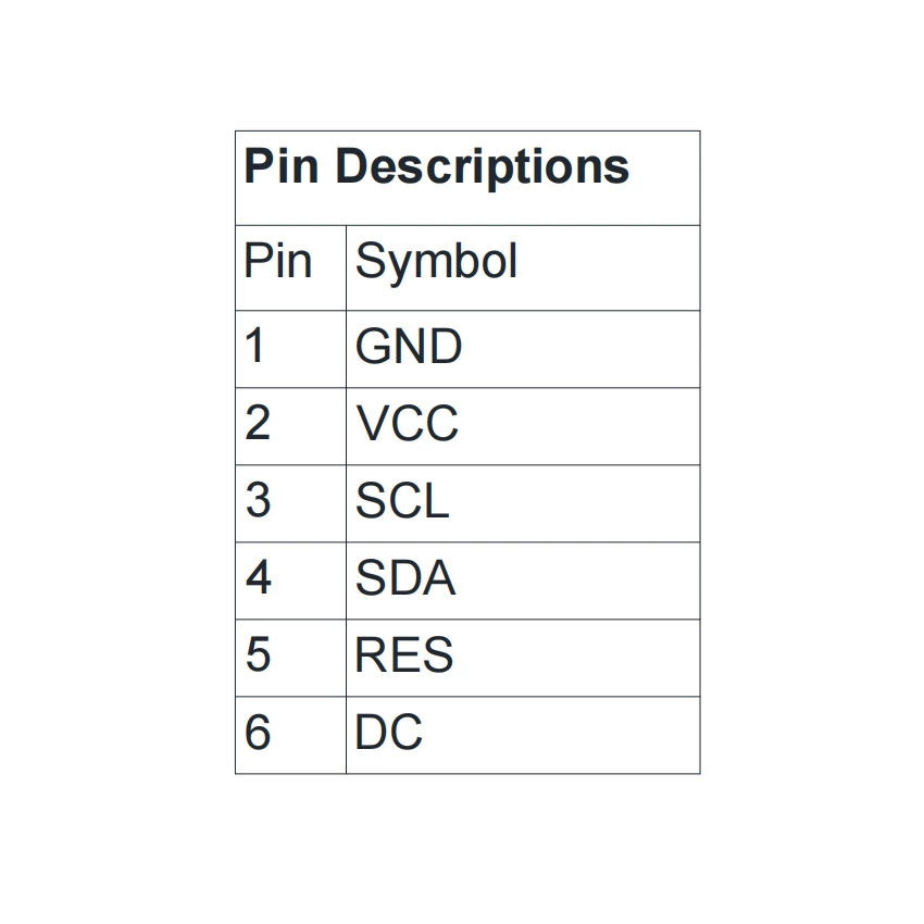 YY0.96 -дюймовый OLED дисплей 128x64 SSD1306 1315 SPI последовательный порт 6 игл 3.3V5V