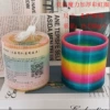 Large 8.7*9CM sequined color net