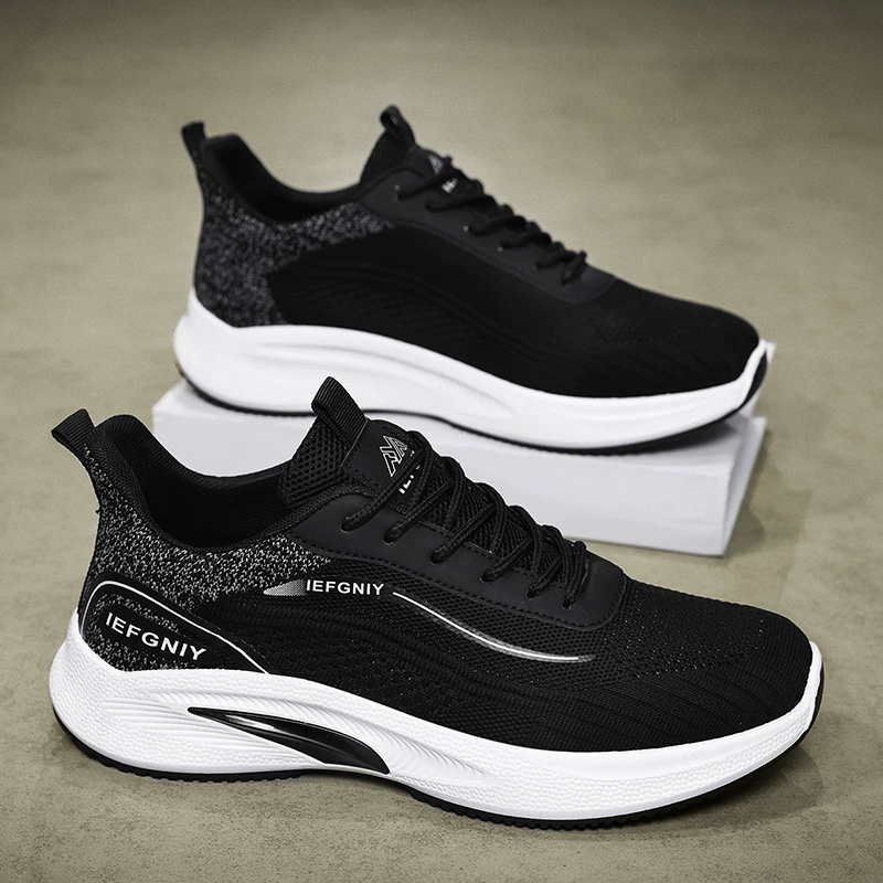 Дизайнерские летние качественные мужские повседневные кроссовки с сеткой, дышащая студенческая обувь, тканая обувь для папы Yunxuheng 1