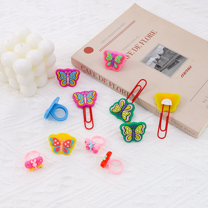 Детский мультфильм животных цветок бабочка заколка карамельного цвета милые девушки заколка костюм принцессы Детские аксессуары для волос