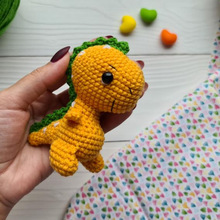 跨境热销可爱动物编织小恐龙玩偶 DIY手工制作钩针毛线包材料包