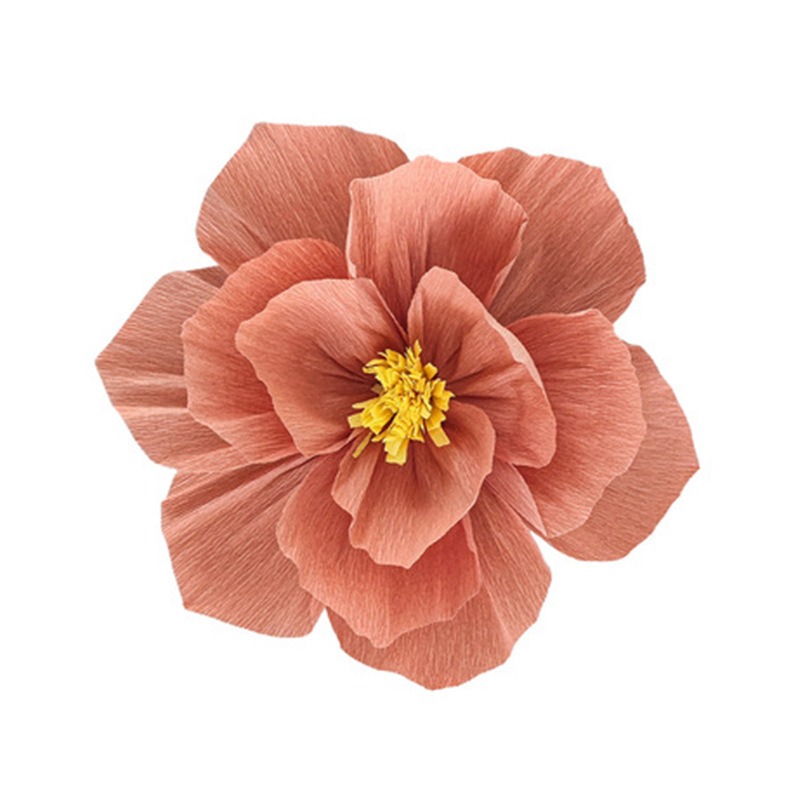 Flor arrugada decoración de la casa de bodas nueva casa de la cabecera de la cama de la mujer pared de fondo del dormitorio de los hombres sala de estar conjunto de flores