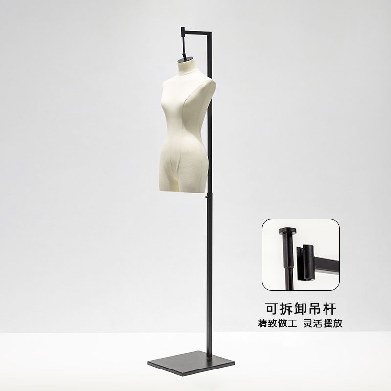 tienda de ropa de alta calidad ventana colgar modelo accesorios de mujer busto maniquí modelo de cuerpo completo