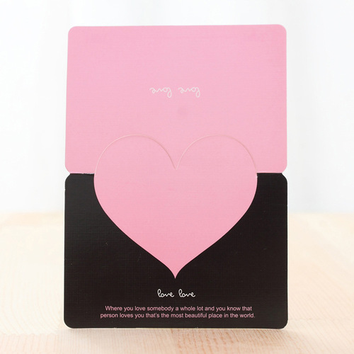 Creative Universal Love Greeting Cards Valentine's Day Blessings Small Cards Birthday Greeting Cards Small Gift Cards Postcards Wholesale