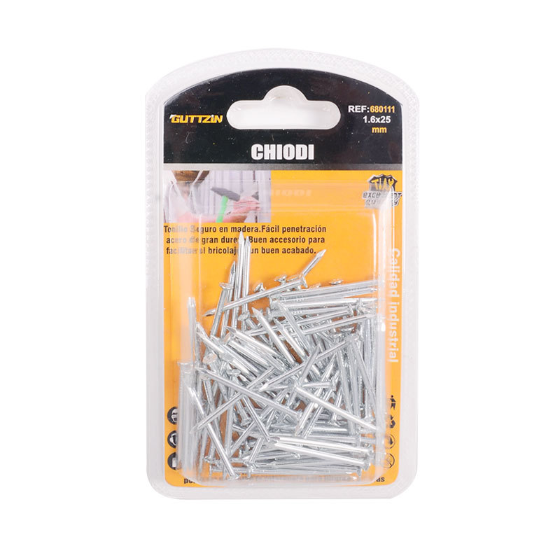 铁钉泡壳装商超销售外贸日用五金盒装铁钉 家用多规格钉子铁钉详情6