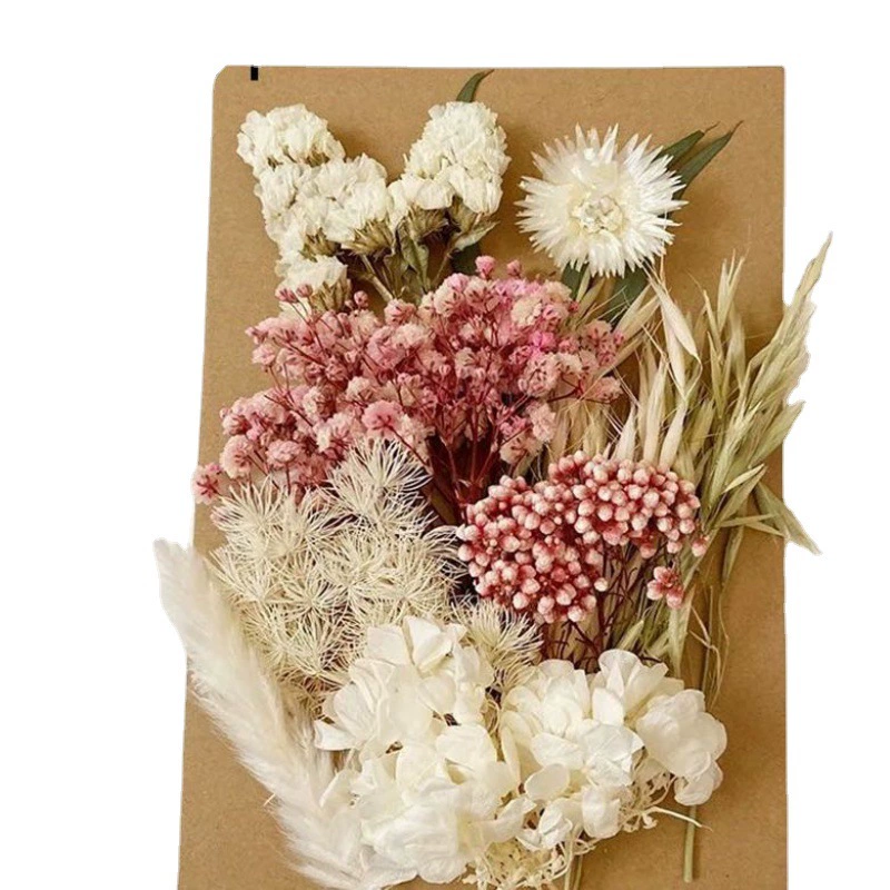 Materials set, postcard flower-shaped, handmade, bouquet, wholesale