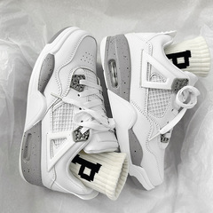 Shoes for men ins spring all-match white shoes dad shoes Hong Kong style casual student couple running air cushion sneakers