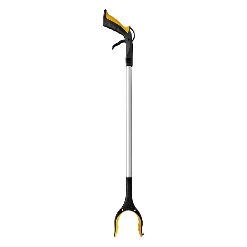 Clip de basura plegable al por mayor mango de recogida sanitario pick-up abrazadera de fuego de acero inoxidable Dispositivo de recogida de basura clip largo