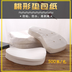 潮汕の特色ある軽食の赤い桃のクッション紙の桃の形の赤い紙の蒸し紙は紙のネズミの殻にくっつかないです。