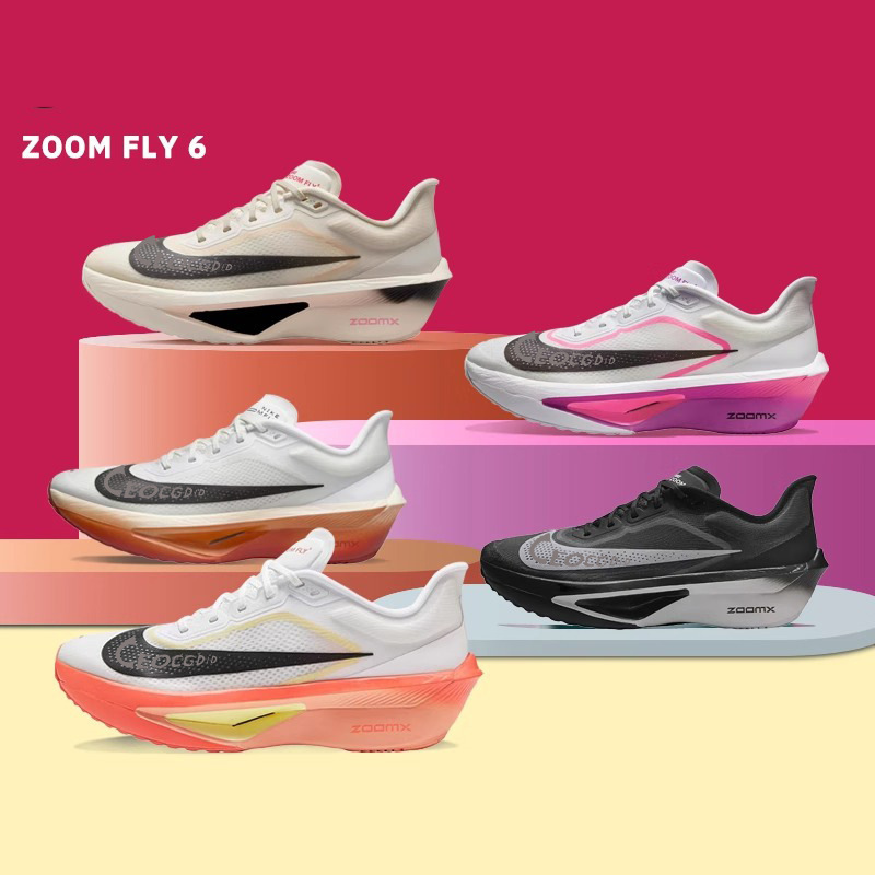 Putian Nike Official Zoom Fly 6 Racing Marathon Carbon Plate Running Shoes Men's Training Sports Shoes Women's Running Shoes Putian Nike Official Zoom Fly 6 Racing Marathon Carbon Plate Running Shoes Men's Training Sports Shoes Women's Running Shoes
