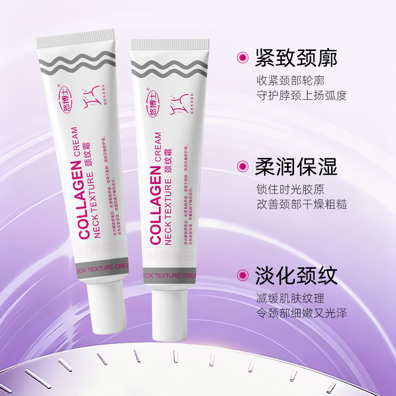 Dr. You Collagen Neck Marking Cream 40ml, hidratante, estiramiento, alivio de las marcas de cuello, fabricante de leche no grasa. image 5