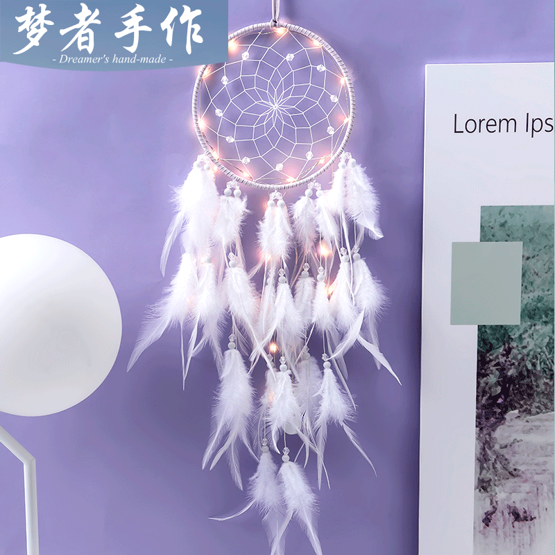 Indian Dream Catcher Wind Bell Air Hanging Decoration Dream Net Purple Birthday Creative Gift Ancient Filter Dream Net