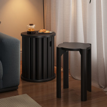 实木圆凳多功能组合板凳可叠放客厅茶几成人餐桌凳耐用叠叠乐凳子