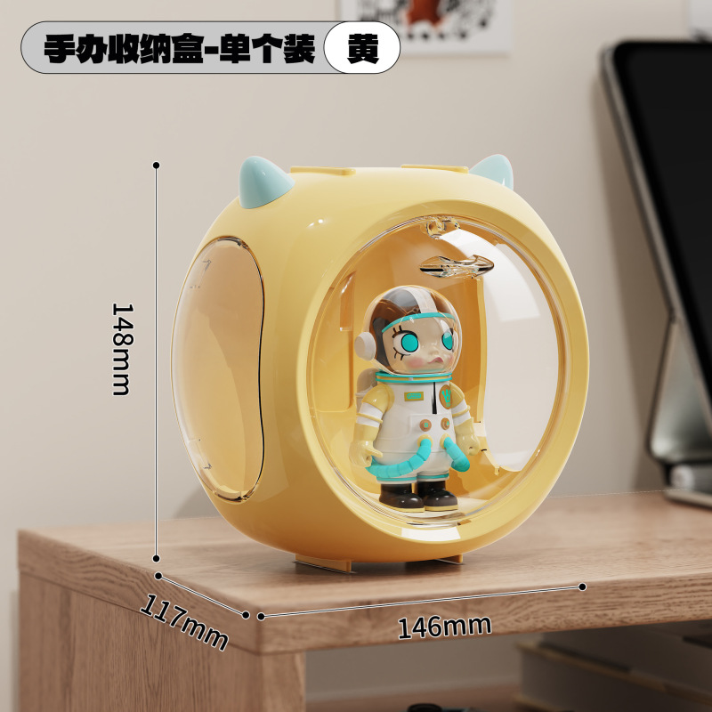 ブラインドボックス収納ボックスディスプレイスタンドバブルマート人形ディスプレイボックス多機能透明収納ボックス手作りディスプレイキャビネット|undefined