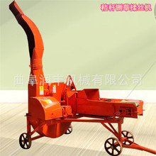 牛场养殖饲草切断机自动输送带青储揉丝机花生秧电动铡草机