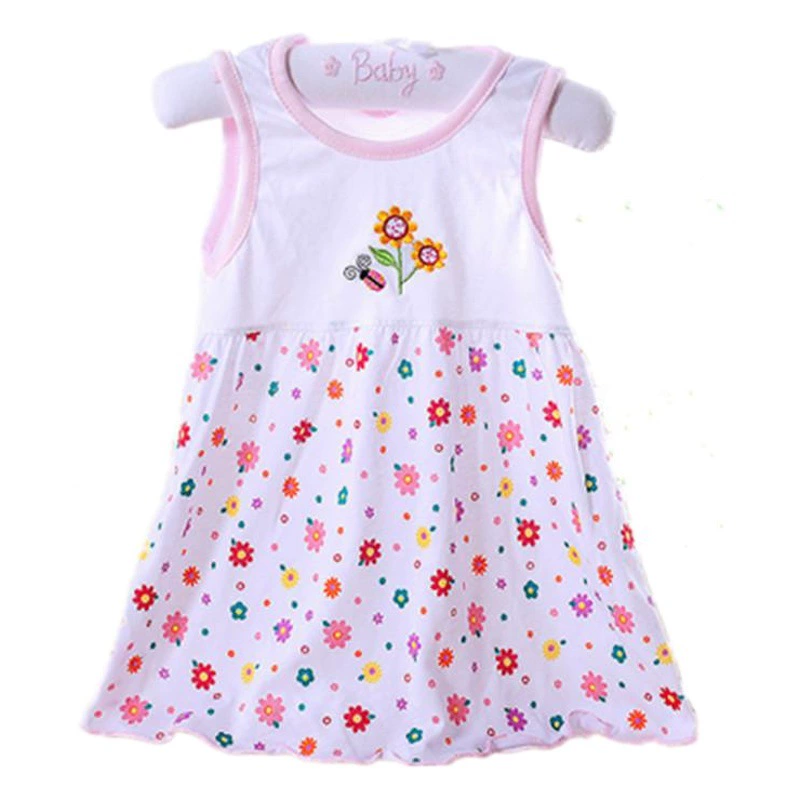 0-1 летний летний новый корейский вариант платья для девочек