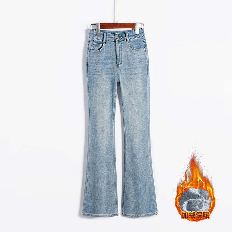 Light blue - trousers plus velvet