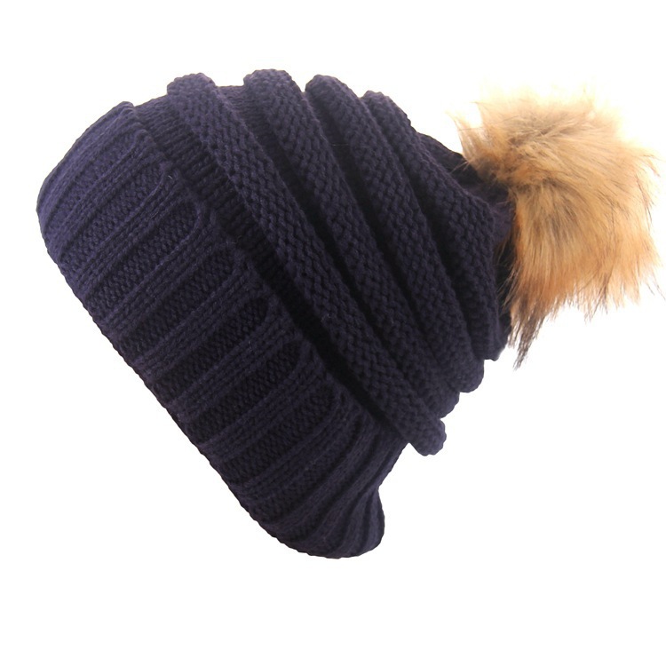 Unisex Simple Style Solid Color Eaveless Wool Cap display picture 2