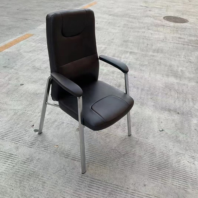 Fábrica al por mayor de cuero silla de oficina respaldo de arco silla de la computadora jefe silla ajustable giratoria silla ergonómica