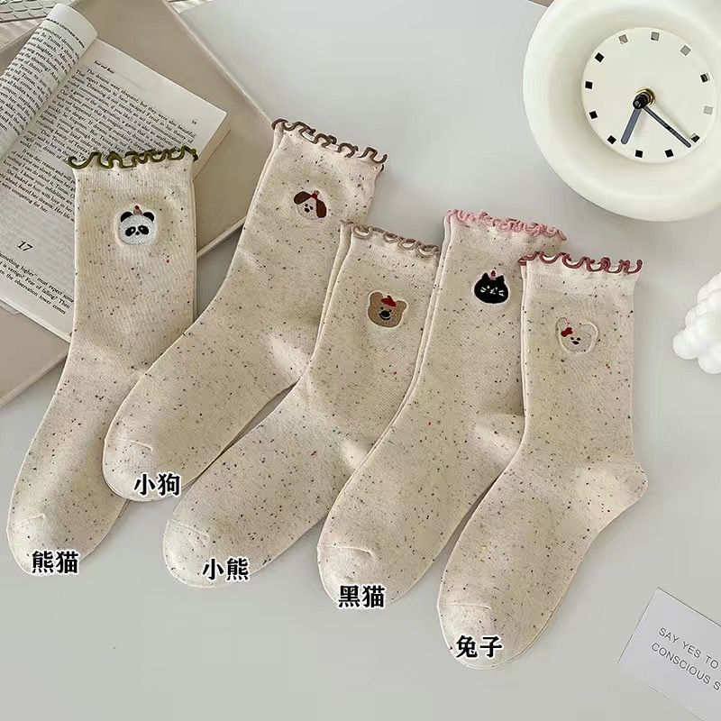 Tide, spring summer knee socks, mid-length