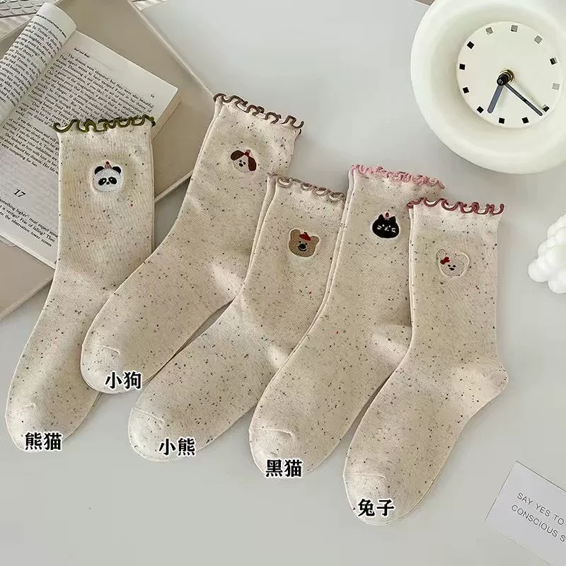 Tide, spring summer knee socks, mid-length