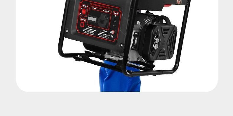 Digital Variable Frequency Gasoline Generator 220V Small Household High-Power Outdoor Construction Stall Portable Amazon