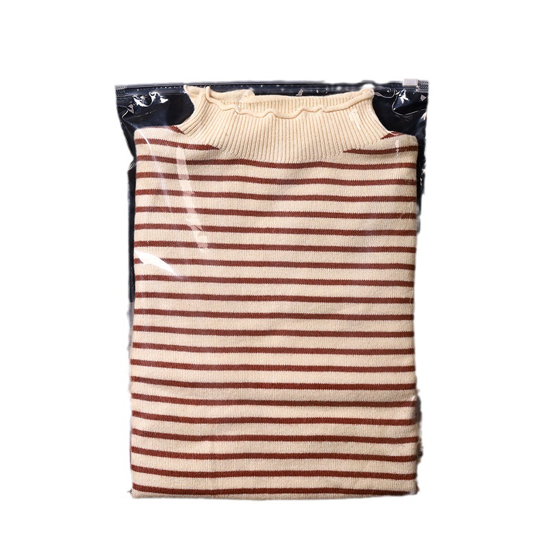 PE ropa transparente bolsa de cremallera EVA esmerilado plástico Ziplock bolsa calcetines toalla ropa bolsa de embalaje al por mayor