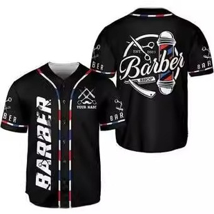 2025 Export Summer New Men's and Women's Baseball Uniforms Button Cardigan Casual Short-Sleeved Baseball Uniforms Baseball Shirts