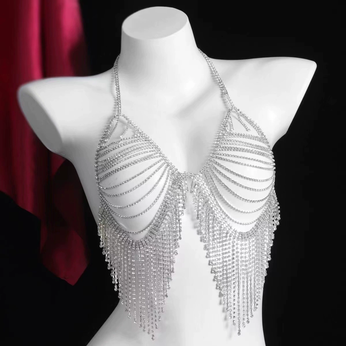Морская цепочка с кисточками, сексуальный купальник, бюстгальтер, Aliexpress, эффект лифтинга