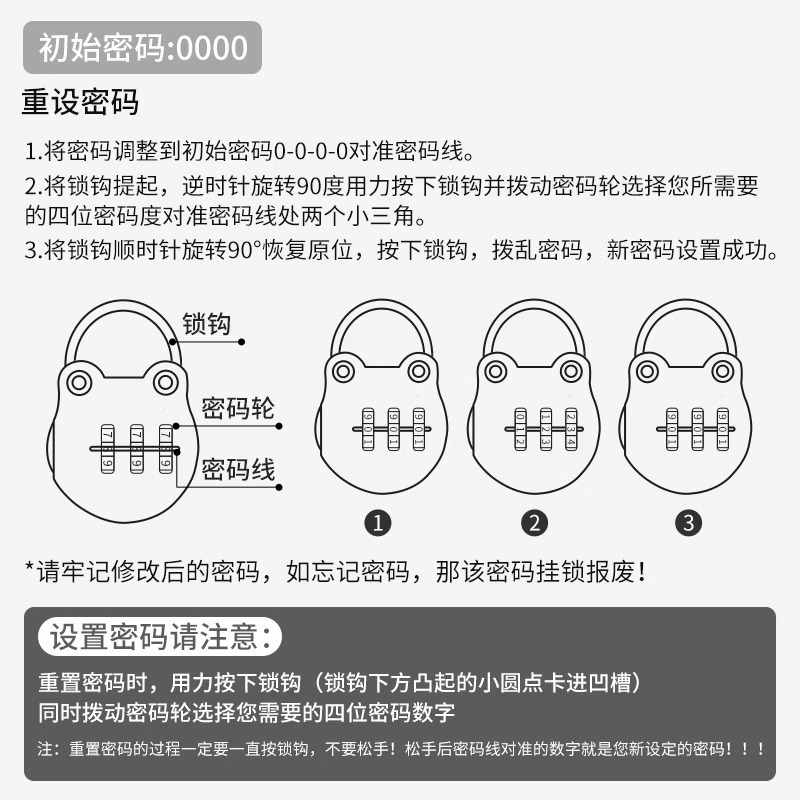 【送料無料】パスワードロック寮南京錠キャビネットロッカーロックバックパック盗難防止ジムドアロック安全ロック