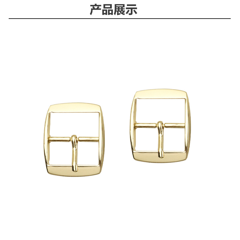 Accesorios de hardware de equipaje pin hebilla 31mm cuadrado de fundición a presión hebilla de PIN japonés aleación de zinc zapatos y sombreros cinturón hebilla de cinturón