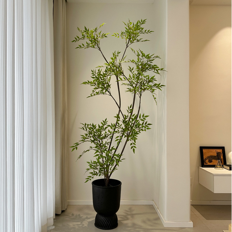 绿植轻奢室内客厅装饰花仿生假植物大型落地盆栽树