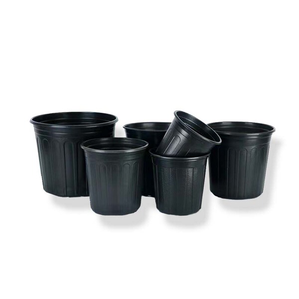 Black gallon -breeding pot seedling breeding base wooden plant black…