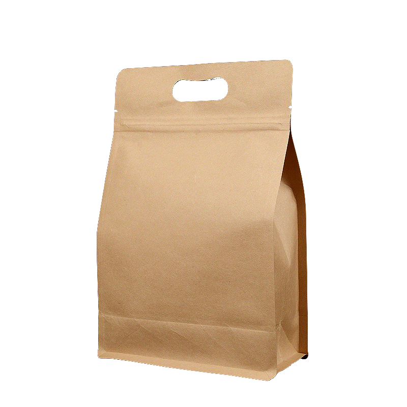 Papel kraft auto sellado bolsas de semillas de melón de nuez bolsas de sellado de aluminio papel de estaño bolsas de té de ocho lados bolsas de sellado fijas