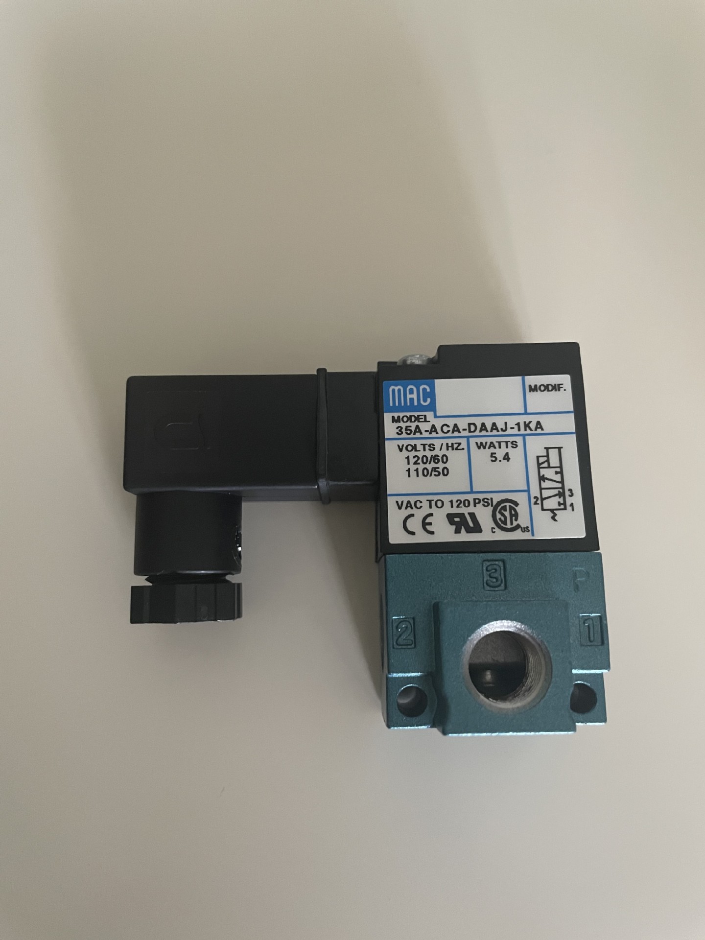 美国原厂正品MAC电磁阀117B-611JA