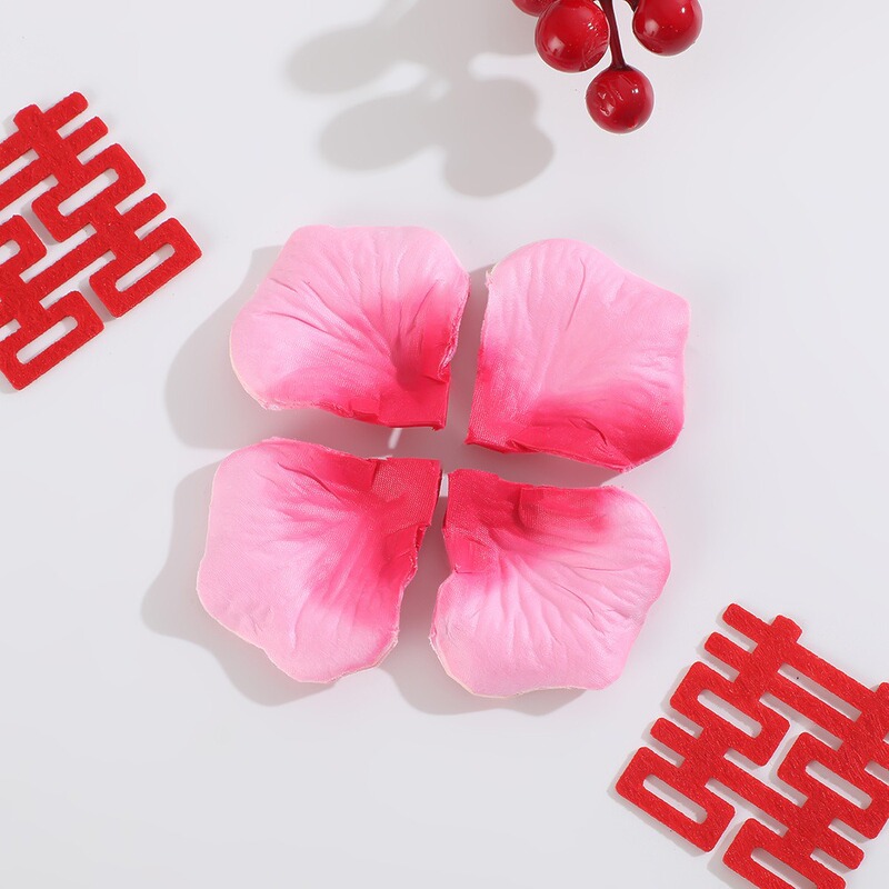 中国の創造的な模擬花びらお祝いバラの花びらウェディング用品アクセサリーバラの花びら結婚式の部屋の装飾|undefined