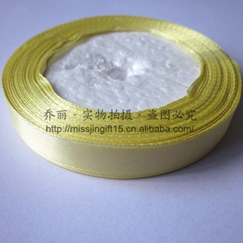 En stock 15MM cinta de poliéster de una sola cara Cinta de regalo Decoración cinta DIY cinta hecha a mano embalaje de la flor image 8