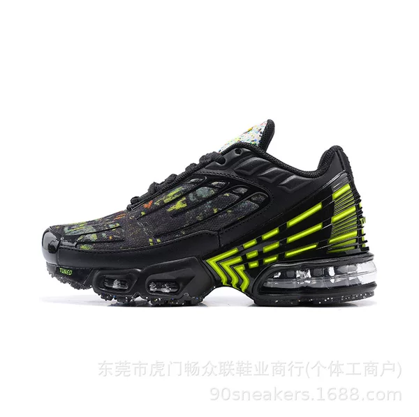 New Cross-Border Tn Leather Air-Cushion Shoes Iii Export Plus 3 Children's Shoes Sports Shoes